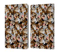 Head Case Designs Officially Licensed Looney Tunes Tasmanian Devil Patterns Leather Wallet Case Compatible With Apple iPad 10.2 2019/2020/2021