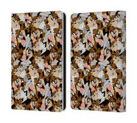 Head Case Designs Officially Licensed Looney Tunes Tasmanian Devil Patterns Leather Wallet Case Compatible With Amazon Kindle Paperwhite 6