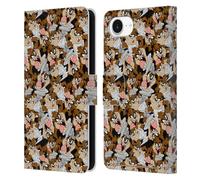 Head Case Designs Officially Licensed Looney Tunes Tasmanian Devil Patterns Leather Wallet Case Compatible With Apple iPhone 16e