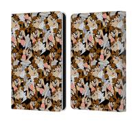 Head Case Designs Officially Licensed Looney Tunes Tasmanian Devil Patterns Leather Wallet Case Compatible With Amazon Kindle 11th Gen (2024)