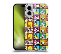 Head Case Designs Officially Licensed Looney Tunes Tiles Patterns Hard Back Case Compatible With Apple iPhone 16