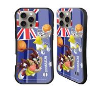 Head Case Designs Officially Licensed Looney Tunes Turkey Lola & Bugs Bunny Flag Graphics 1 Hybrid Case Compatible With Apple iPhone 16 Pro Max