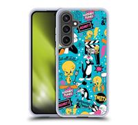Head Case Designs Officially Licensed Looney Tunes Tweety And Sylvester Graphics and Characters Gel Case [Military Grade Protection] Compatible with Samsung Galaxy S24 FE and Compatible with MagSafe