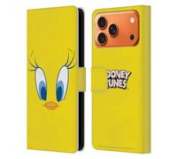 Head Case Designs Officially Licensed Looney Tunes Tweety Full Face Leather Wallet Case Compatible With Apple iPhone 17 Pro Max
