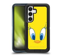 Head Case Designs Officially Licensed Looney Tunes Tweety Full Face Ultra-Armoured Shockproof Case [Military Grade Protection] Compatible With Samsung Galaxy S24 5G