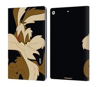 Head Case Designs Officially Licensed Looney Tunes Wile E. Coyote Characters Leather Wallet Case Compatible With Apple iPad 10.2 2019/2020/2021