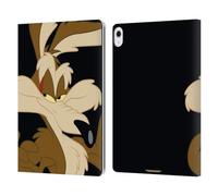 Head Case Designs Officially Licensed Looney Tunes Wile E. Coyote Characters Leather Wallet Case Compatible With Apple iPad Air 13 2024/2025