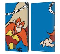 Head Case Designs Officially Licensed Looney Tunes Yosemite Sam Characters Leather Wallet Case Compatible With Amazon Fire Max 11 2023