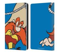 Head Case Designs Officially Licensed Looney Tunes Yosemite Sam Characters Leather Wallet Case Compatible With Amazon Fire 7 2022