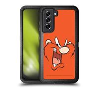 Head Case Designs Officially Licensed Looney Tunes Yosemite Sam Full Face Ultra-Armoured Shockproof Case [Military Grade Protection] Compatible With Samsung Galaxy S21 FE 5G
