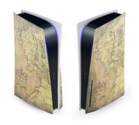 Head Case Designs Officially Licensed LOTR The Fellowship Of The Ring Map Of The Middle Earth Graphic Art Vinyl Faceplate Gaming Skin Decal Compatible With Sony PlayStation 5 PS5 Disc Edition Console