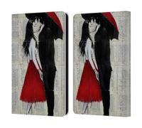 Head Case Designs Officially Licensed LouiJoverArt A New Kiss Red Ink Leather Wallet Case Compatible With Amazon Kindle Paperwhite 6