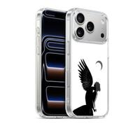 Head Case Designs Officially Licensed LouiJoverArt Angel Black And White Gel Case [Military Grade Protection] Compatible with Apple iPhone 17 Pro and Compatible with MagSafe