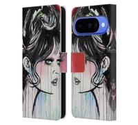 Head Case Designs Officially Licensed LouiJoverArt God Created Woman Red Ink Leather Wallet Case Compatible With Google Pixel 10