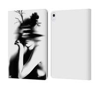 Head Case Designs Officially Licensed LouiJoverArt The Mystery Of Never Black And White Leather Wallet Case Compatible With Apple iPad Air 13 2024/2025