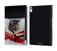 Head Case Designs Officially Licensed Lucia Heffernan Late Night Thriller Art Leather Wallet Case Compatible With Apple iPad Air 13 2024/2025