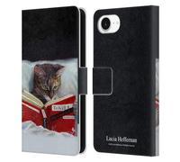 Head Case Designs Officially Licensed Lucia Heffernan Late Night Thriller Art Leather Wallet Case Compatible With Apple iPhone 16e