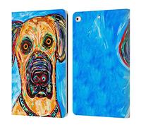 Head Case Designs Officially Licensed Mad Dog Art Gallery Dane Dogs 2 Leather Wallet Case Compatible With Apple iPad 9.7 2017 / iPad 9.7 2018