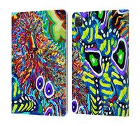 Head Case Designs Officially Licensed Mad Dog Art Gallery Electric Poodle Dogs 2 Leather Wallet Case Compatible With Apple iPad Pro 11 2020/2021 / 2022