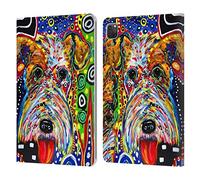 Head Case Designs Officially Licensed Mad Dog Art Gallery Foxie Dogs 2 Leather Wallet Case Compatible With Apple iPad Pro 11 2020/2021 / 2022