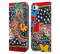 Head Case Designs Officially Licensed Mad Dog Art Gallery Greyhound Dogs 2 Leather Book Wallet Case Cover Compatible With Apple iPhone 7/8 / SE 2020 & 2022
