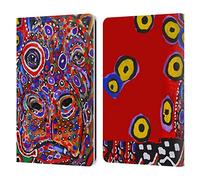 Head Case Designs Officially Licensed Mad Dog Art Gallery Hippo Animals Leather Wallet Case Compatible With Kindle Paperwhite 1/2 / 3