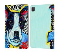 Head Case Designs Officially Licensed Mad Dog Art Gallery Jack Terrier Dogs 2 Leather Wallet Case Compatible With Apple iPad Pro 11 2020/2021 / 2022