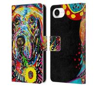 Head Case Designs Officially Licensed Mad Dog Art Gallery Sir Fred Dogs Leather Wallet Case Compatible With Apple iPhone 16e