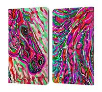 Head Case Designs Officially Licensed Mad Dog Art Gallery Stallion Animals Leather Wallet Case Compatible With Kindle Paperwhite 1/2 / 3