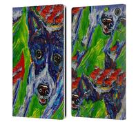Head Case Designs Officially Licensed Mad Dog Art Gallery Staring Dog 5 Leather Wallet Case Compatible With Amazon Fire Max 11 2023