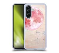 Head Case Designs Officially Licensed Mai Autumn Pink Moon Space And Sky Gel Case [Military Grade Protection] Compatible With Samsung Galaxy A56 5G