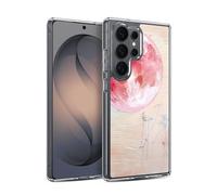 Head Case Designs Officially Licensed Mai Autumn Pink Moon Space And Sky Gel Case [Military Grade Protection] Compatible with Samsung Galaxy S26 Ultra and Compatible with MagSafe
