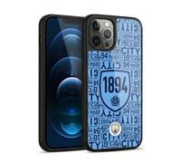 Head Case Designs Officially Licensed Manchester City Man City FC 1894 Sky Blue Patterns Gel Armour Case [Military Grade Protection] Compatible With Apple iPhone 12 Pro Max