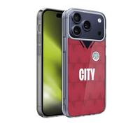 Head Case Designs Officially Licensed Manchester City Man City FC 1989 Away Retro Kits Gel Case [Military Grade Protection] Compatible With Apple iPhone 17 Pro Max