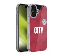 Head Case Designs Officially Licensed Manchester City Man City FC 1989 Away Retro Kits Gel Case [Military Grade Protection] Compatible With Apple iPhone 17