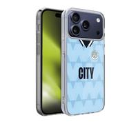 Head Case Designs Officially Licensed Manchester City Man City FC 1989 Home Retro Kits Gel Case [Military Grade Protection] Compatible With Apple iPhone 17 Pro
