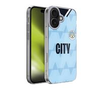 Head Case Designs Officially Licensed Manchester City Man City FC 1989 Home Retro Kits Gel Case [Military Grade Protection] Compatible With Apple iPhone 17