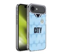 Head Case Designs Officially Licensed Manchester City Man City FC 1989 Home Retro Kits Gel Case [Military Grade Protection] Compatible With Apple iPhone 17 Air
