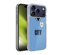 Head Case Designs Officially Licensed Manchester City Man City FC 1994 Home Retro Kits Gel Case [Military Grade Protection] Compatible With Apple iPhone 17 Pro