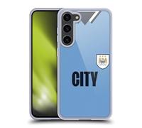 Head Case Designs Officially Licensed Manchester City Man City FC 1994 Home Retro Kits Gel Case [Military Grade Protection] Compatible With Samsung Galaxy S23+ 5G