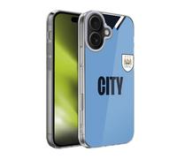 Head Case Designs Officially Licensed Manchester City Man City FC 1994 Home Retro Kits Gel Case [Military Grade Protection] Compatible With Apple iPhone 17