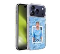 Head Case Designs Officially Licensed Manchester City Man City FC 202021 First Team Aymeric Laporte Soft Gel Case for Apple iPhone 17 Pro