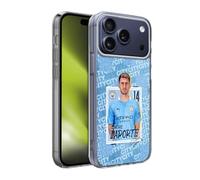 Head Case Designs Officially Licensed Manchester City Man City FC 202021 First Team Aymeric Laporte Soft Gel Case for Apple iPhone 17 Pro Max