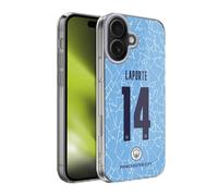 Head Case Designs Officially Licensed Manchester City Man City FC 202021 Players Home Kit Group 1 Aymeric Laporte Soft Gel Case for Apple iPhone 17