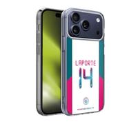 Head Case Designs Officially Licensed Manchester City Man City FC 202122 Players Away Kit Group 1 Aymeric Laporte Soft Gel Case for Apple iPhone 17 Pro Max
