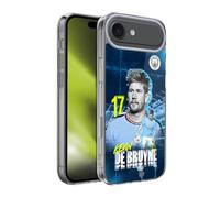 Head Case Designs Officially Licensed Manchester City Man City FC 202223 First Team Kevin De Bruyne Soft Gel Case for Apple iPhone 17 Air