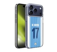 Head Case Designs Officially Licensed Manchester City Man City FC 202324 Players Home Kit Kevin De Bruyne Soft Gel Case for Apple iPhone 17 Pro Max