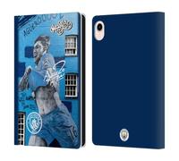 Head Case Designs Officially Licensed Manchester City Man City FC Agüero Mural Graffiti Collection by Murwalls Leather Wallet Case Compatible With Apple iPad mini (2021/2024)