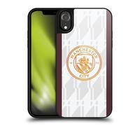 Head Case Designs Officially Licensed Manchester City Man City FC Away 2023/24 Badge Kit Gel Armour Case [Military Grade Protection] Compatible With Apple iPhone XR