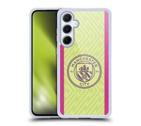 Head Case Designs Officially Licensed Manchester City Man City FC Away Goalkeeper 2023/24 Badge Kit Gel Case [Military Grade Protection] Compatible With Samsung Galaxy A55 5G